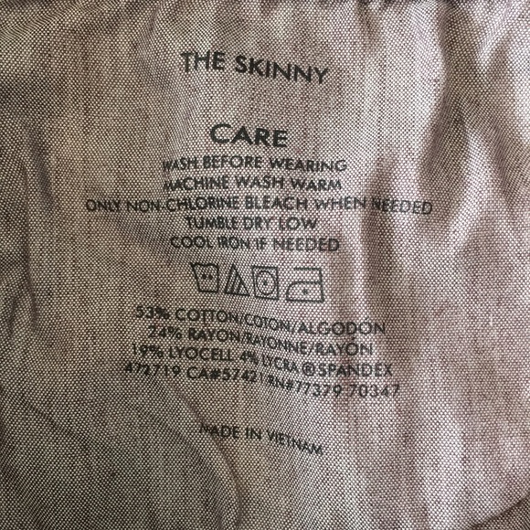 Ann Taylor “The Skinny” Burgundy Jeans - Picture 8 of 8